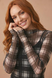 Classic Lines Mesh Top