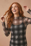 Classic Lines Mesh Top