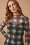 Classic Lines Mesh Top